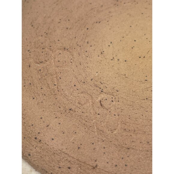 Handcrafted Vintage Studio Pottery Pitcher Scalloped Bowl Set Green Ivy Pattern - Picture 6 of 11